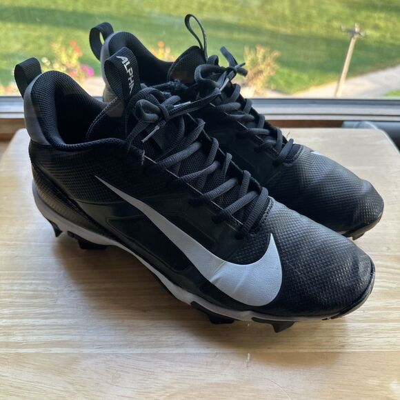 Nike Alpha Fastflex Cleats Black Size 10 - Picture 2 of 7